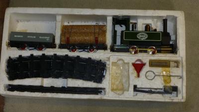 Appraisal: A Mamod Steam Railway Set RS containing saddle tank locomotive