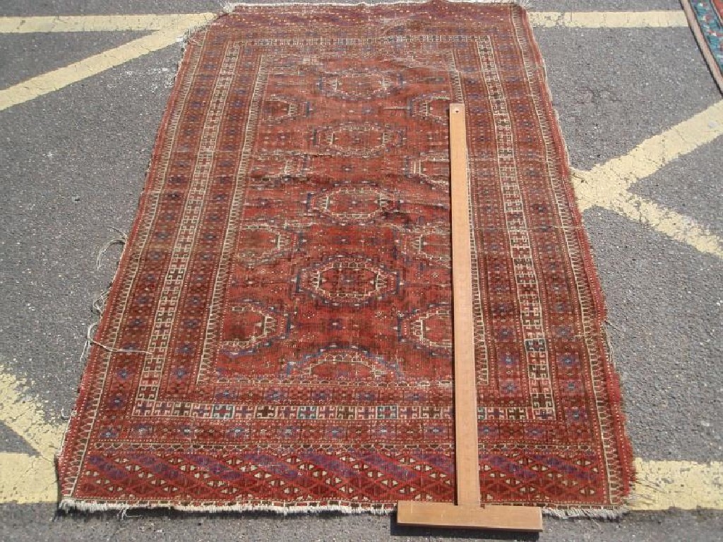 Appraisal: A Bokhara rug AF cm x cm