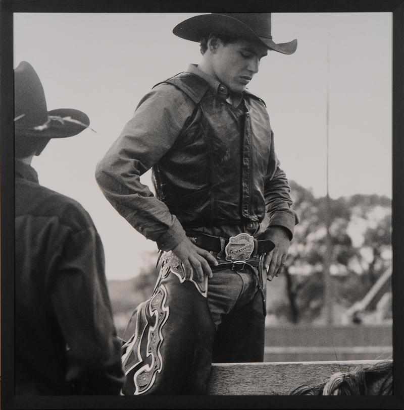 Appraisal: WOUTER DERUYETTER b COWBOY CODE BIG TIMBER Black and white