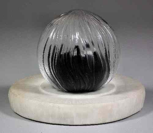 Appraisal: Peter Dreiser - - Moulded and cut paperweight signed and