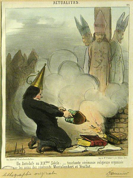 Appraisal: Honor Daumier French - A Group of Caricatures - s