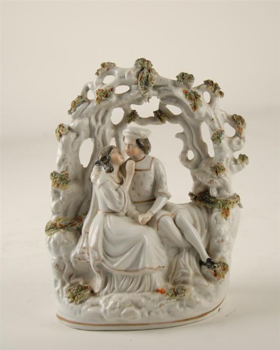 Appraisal: A M th C Staffordshire Figure a pair of lovers