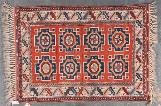 Appraisal: Turkish Tribal rug Turkey modern x Estimate -