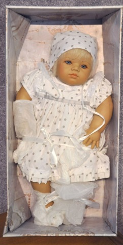 Appraisal: Collectible doll by Annette Himstedt Annchen from the Barefoot series