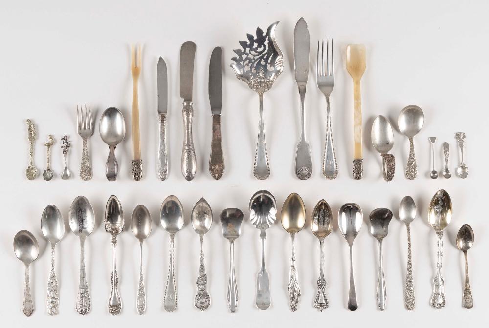 Appraisal: FORTY-ONE PIECES OF STERLING SILVER FLATWARE APPROX TOTAL TROY OZ