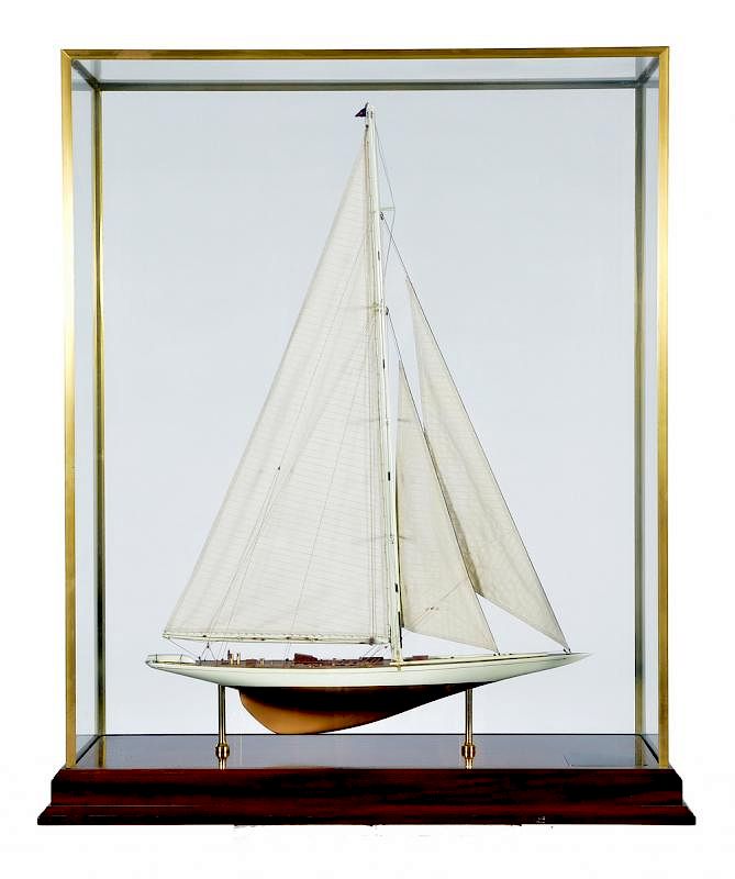 Appraisal: Ship Model Americas' Cup Yacht Rainbow Ship Model Americas' yacht