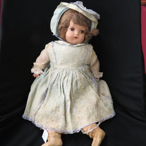 Appraisal: Antique Doll composition attic find