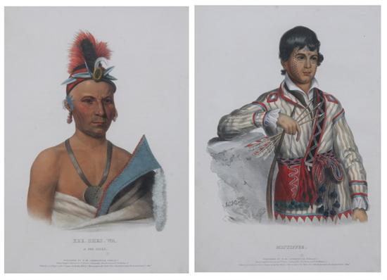 Appraisal: THOMAS MCKENNEY AND JAMES HALL KEE-SHES-WA - A FOX CHIEF