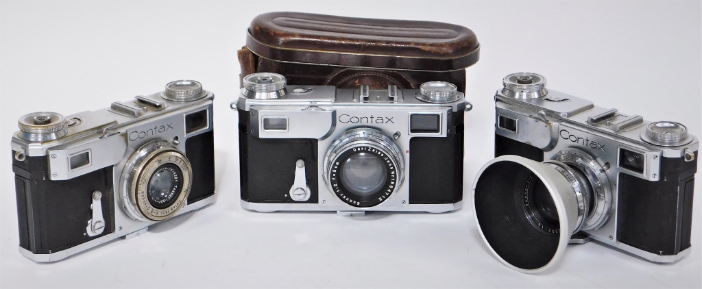 Appraisal: GROUP OF ZEISS IKON CONTAX II CAMERAS Group of Zeiss