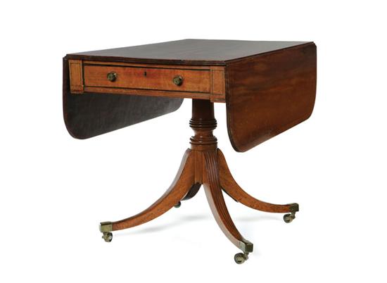 Appraisal: REGENCY DROP-LEAF TABLE English nd quarter- th century mahogany oak