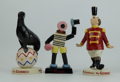 Appraisal: Coalport advertising figures Bertie Bassett Guinness Sea Lion and Guinness