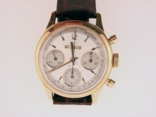 Appraisal: LeCoultre K manual chronograph with three registers screwback c s