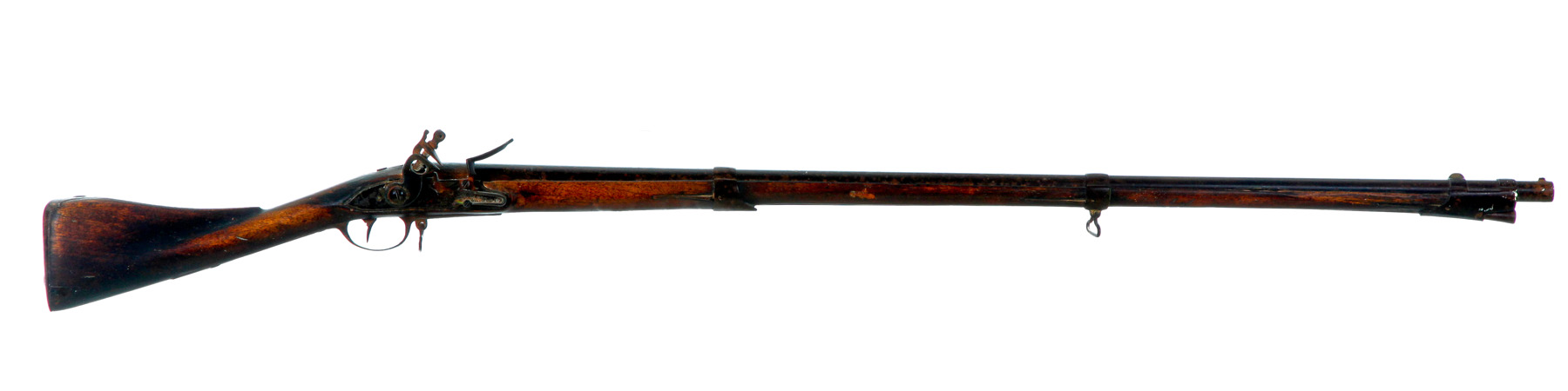 Appraisal: FLINTLOCK RIFLE American early th century Brown Bess-type musket in