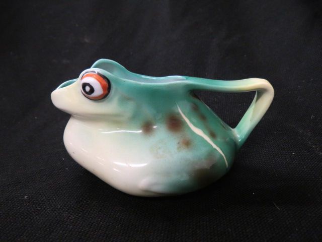 Appraisal: Royal Bayreuth Frog Figural Creamer excellent