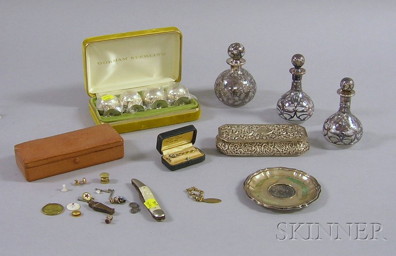 Appraisal: Group of English and American Silver an H Matthews Birmingham