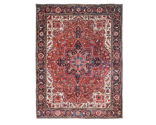 Appraisal: A Heriz carpet North West Persia cm x cm