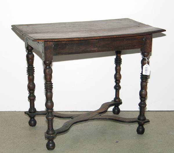 Appraisal: An English Baroque oak table late th early th century