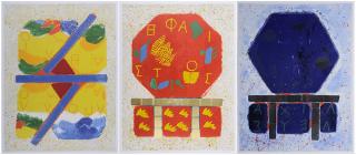 Appraisal: Joe Tilson British born Three works including The Shield of