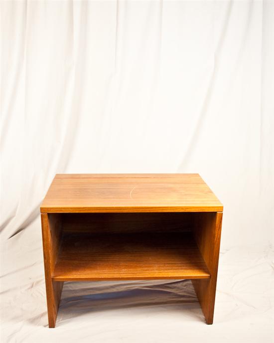 Appraisal: Teak Side Table H W D