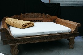 Appraisal: Balinese day bed