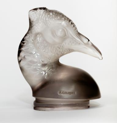 Appraisal: Lalique a T te de Paon car mascot Marcilhac no