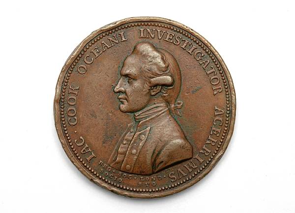 Appraisal: COOK MEMORIAL MEDAL Pingo Lewis Bronze Medallion featuring bust of