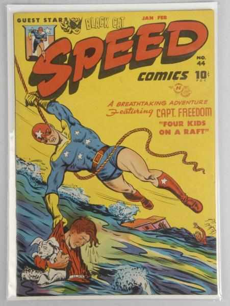 Appraisal: s Speed Comics No Description This comic lays flat and