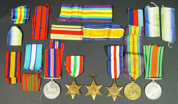 Appraisal: World War II military medal group comprising - War Medal