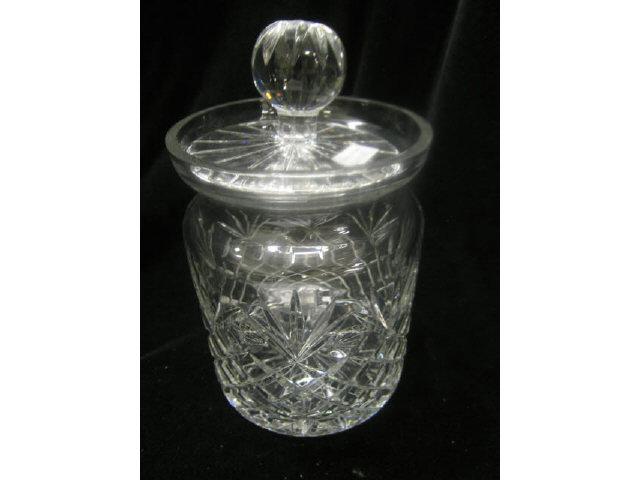 Appraisal: Cut Crystal Cracker Jar