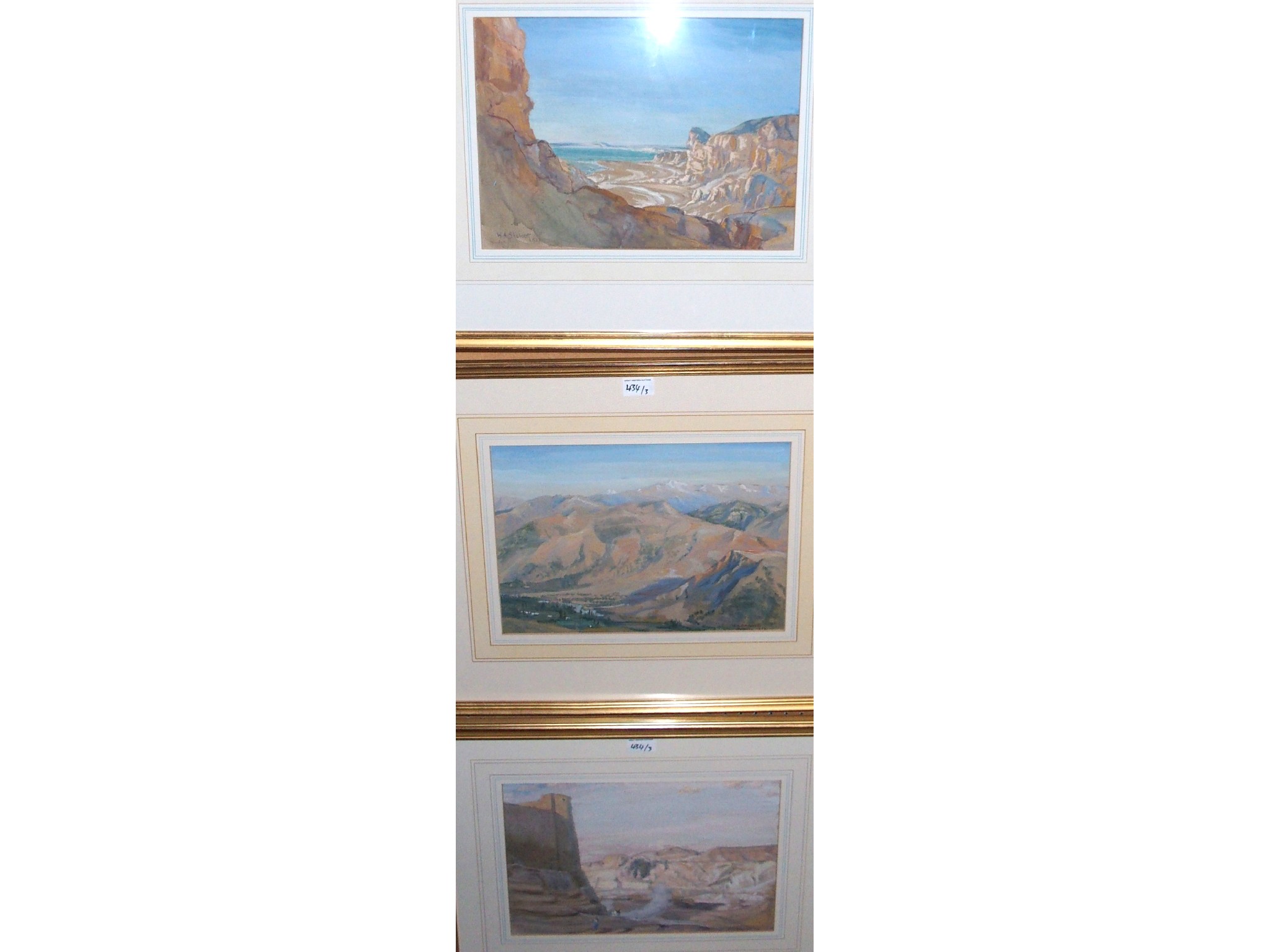 Appraisal: WILLIAM ARNOLD STEWART The Red Sea Spain figures by a