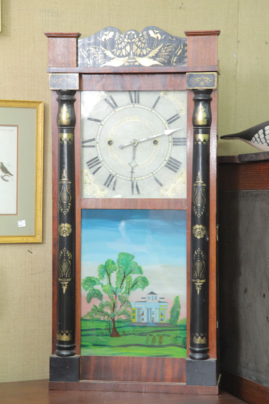 Appraisal: GEORGE MITCHELL SHELF CLOCK Eight day weight driven clock with