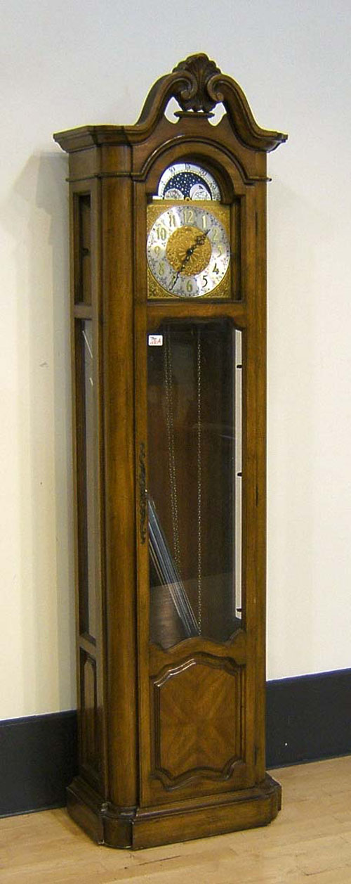 Appraisal: German musical tall clock the works signed Ridgeway h Parts