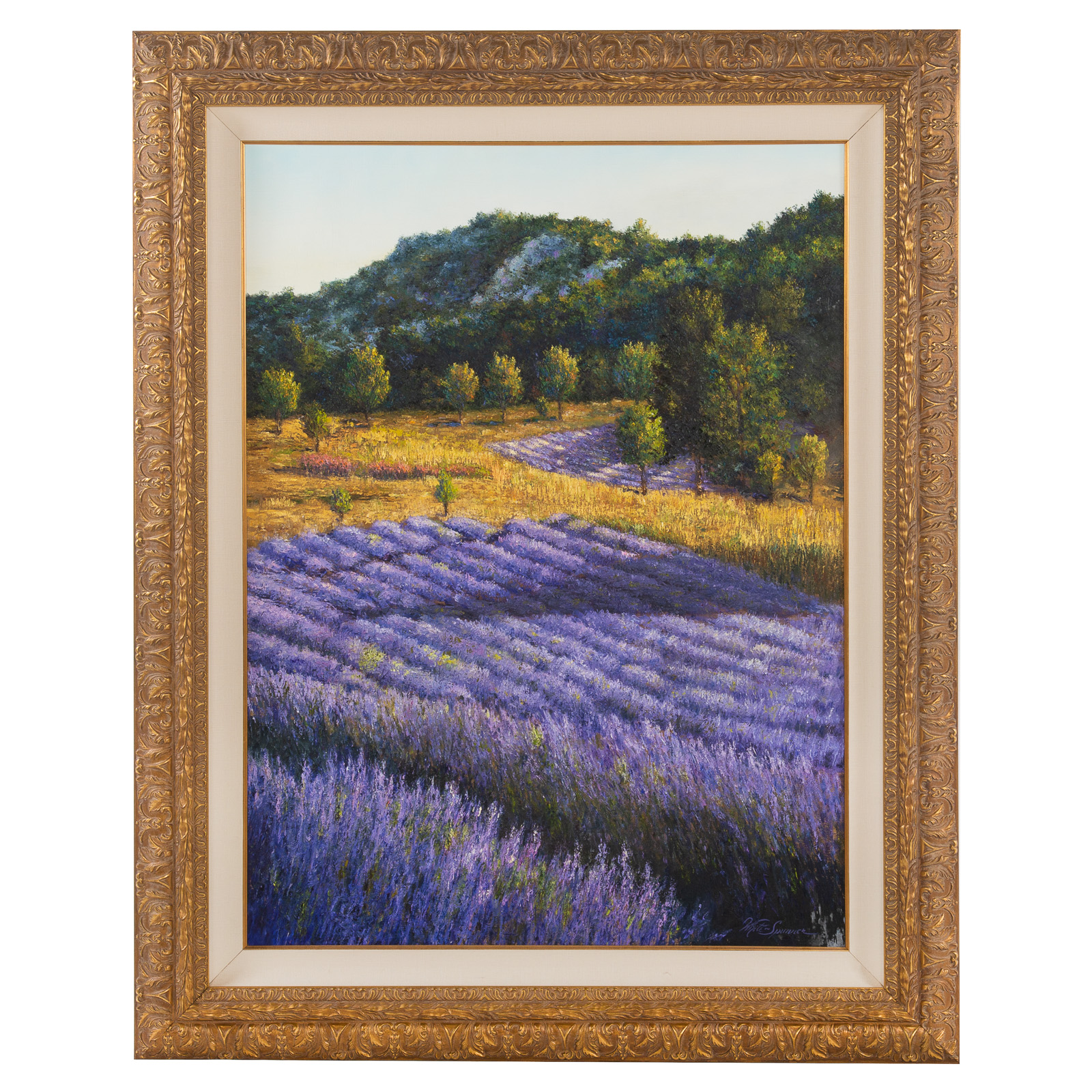 Appraisal: JOAN WHITE-SPUNNER FIELDS OF LAVENDER OIL American late th early