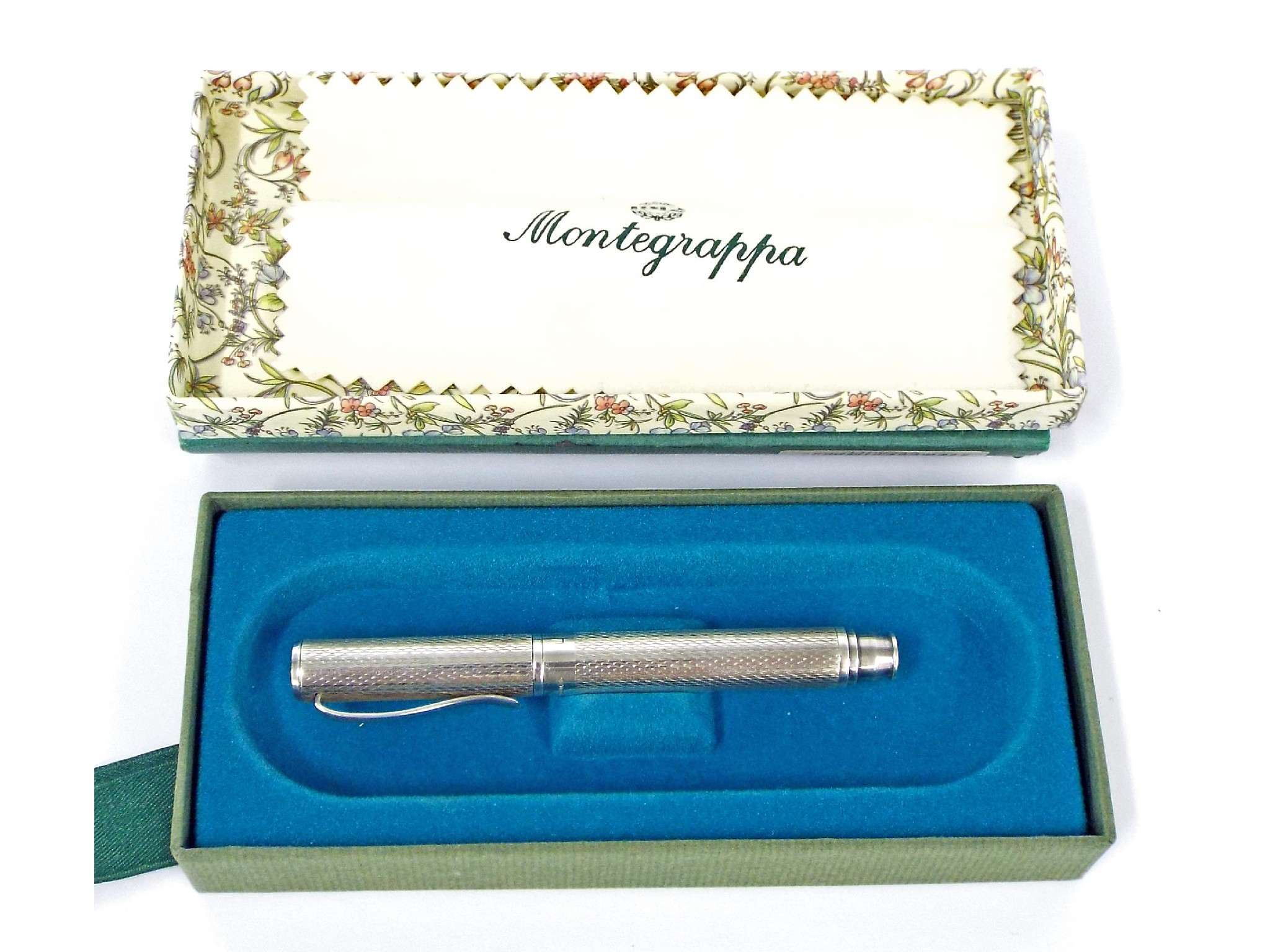 Appraisal: Lalex Italian silver miniature fountain pen long original box