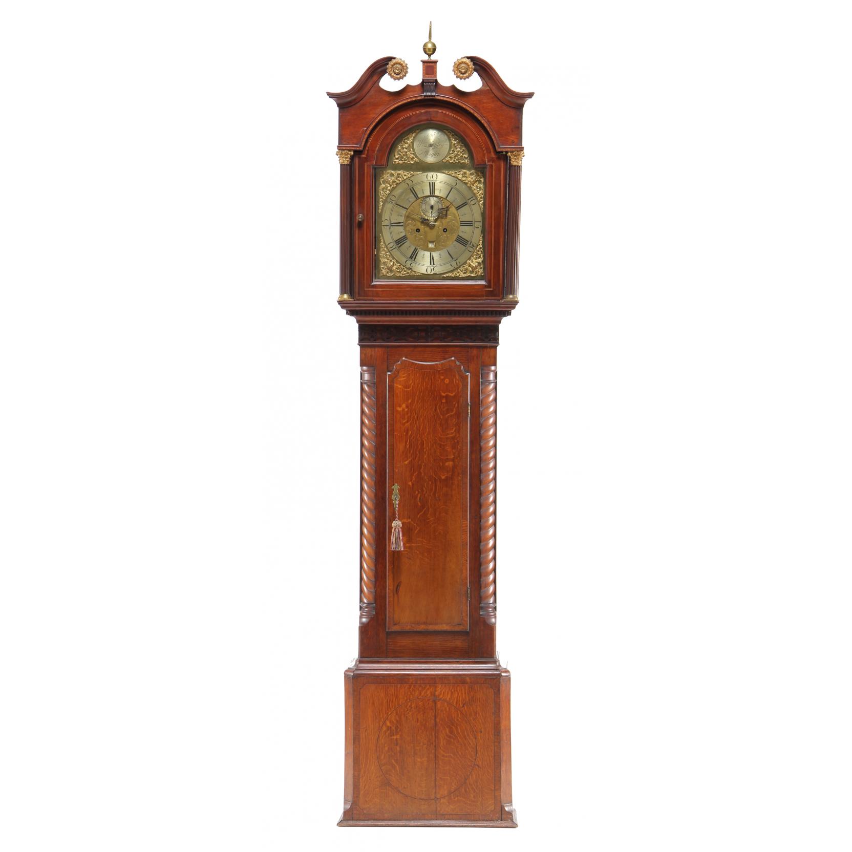 Appraisal: George III Inlaid Tall Case Clock Thomas Winstanley late th