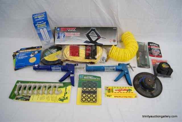 Appraisal: Box Lot of Tools Gadgets for Household Use NEWFrom the