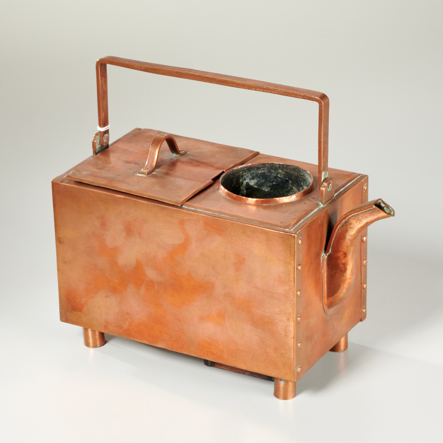 Appraisal: JAPANESE COPPER SAKE WARMER KETTLE th th c h x