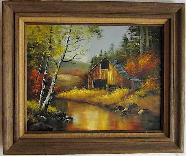 Appraisal: PATSEE PARKER OIL ON CANVAS Oregon th Century Autumn landscape