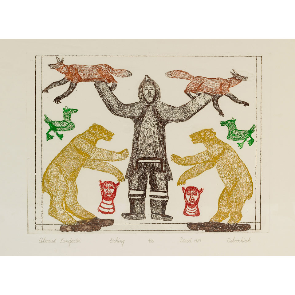 Appraisal: OSHUTSIAK PUDLAT - E - Cape Dorset INWARD SEARCH AND