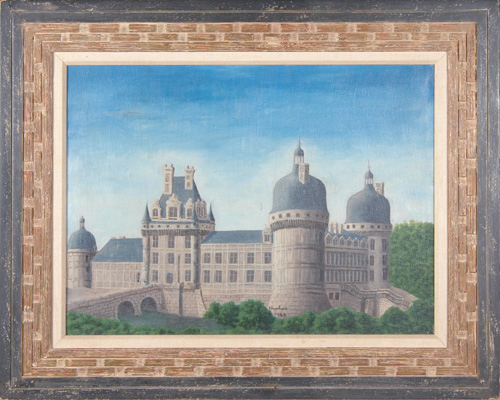 Appraisal: Andre Bauchant French - Chateau de Valencay Oil on masonite