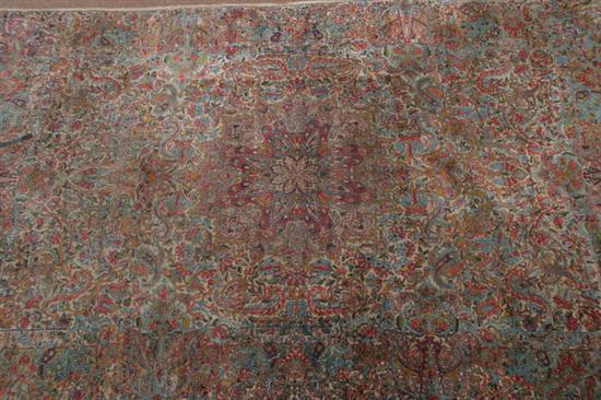 Appraisal: ANTIQUE KERMAN RUG ft in x ft in