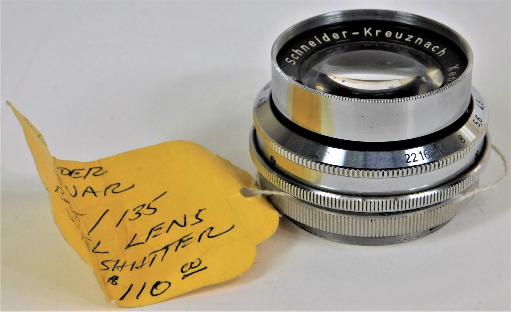 Appraisal: SCHNEIDER XENAR MM F LEICA L LTM Schneider - Kreuznach