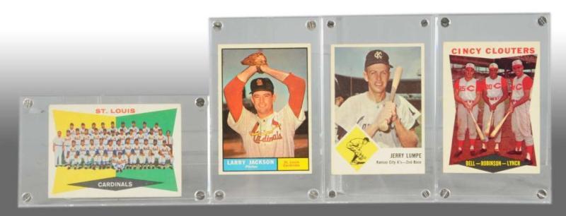 Appraisal: Lot of Eddie Matthews Other Baseball Cards Description s Includes