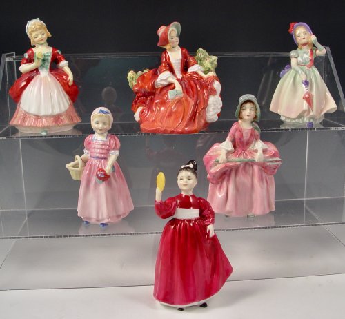 Appraisal: ROYAL DOULTON FIGURINES To include Valarie '' Lydia '' Tinkle