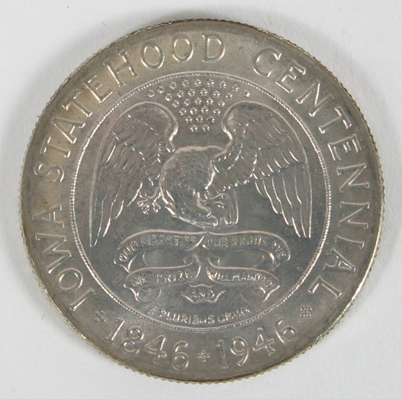 Appraisal: Iowa Statehood Silver Half Dollar Uncirculated