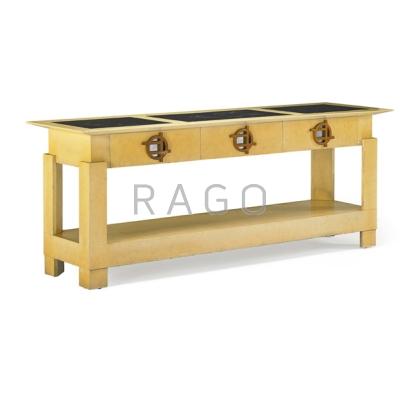 Appraisal: JAMES MONT - JAMES MONT DESIGN Console table New York