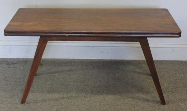 Appraisal: Midcentury Pierre Jeanneret Coffee Table Unmarked From a New Canaan