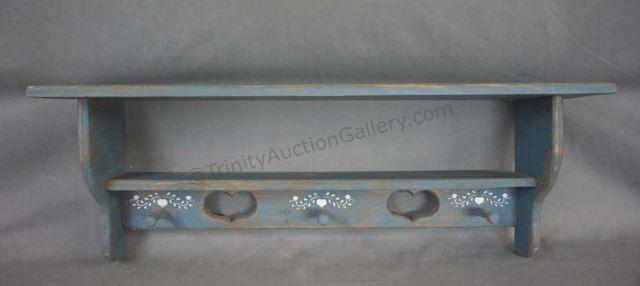 Appraisal: A very nice Country Home decorative wall shelf with hat