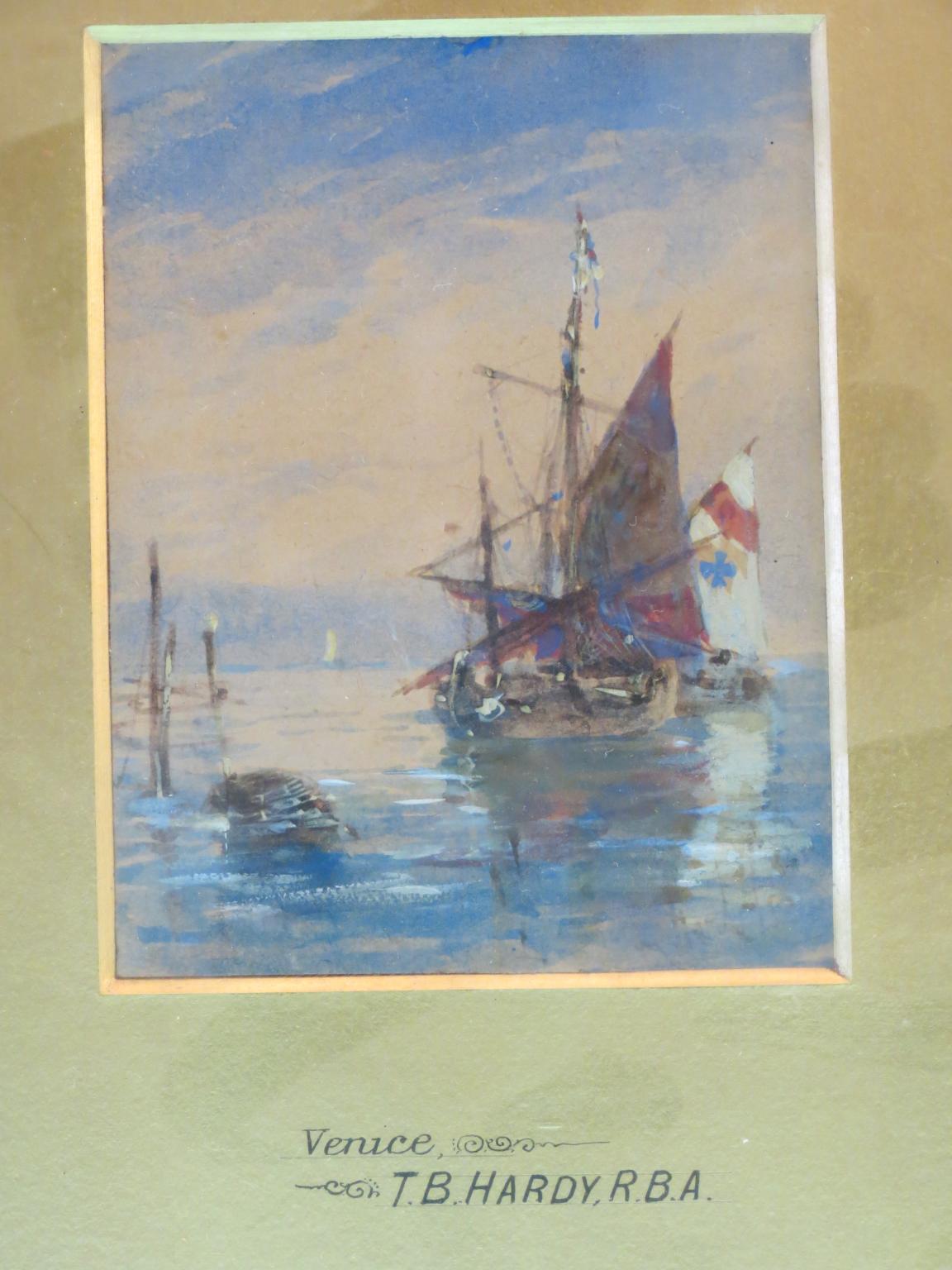 Appraisal: Thomas Bush Hardy RBA - small watercolour sailing boats on