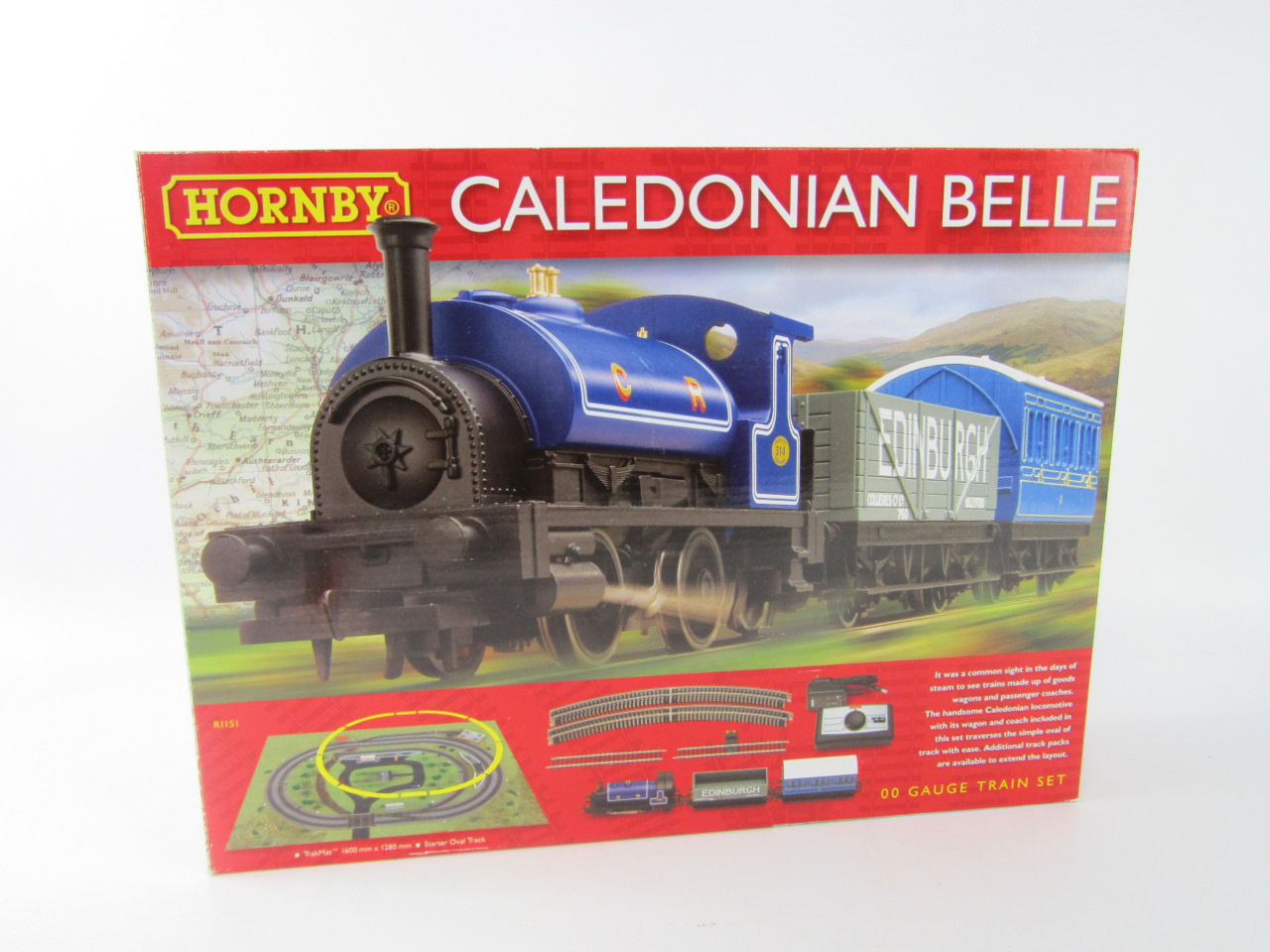 Appraisal: A Hornby OO-gauge Caledonian Belle train set R boxed